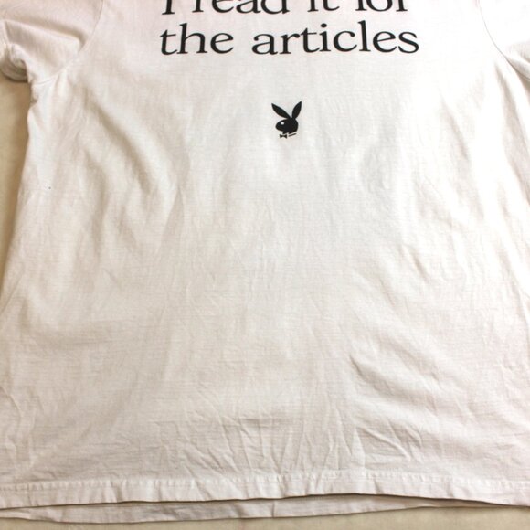 Playboy Graphic Cherry Lips T-Shirt Mens Large - Picture 6 of 7